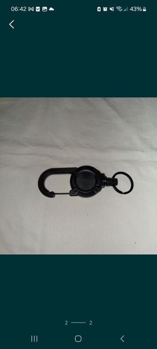 Carabina cablu retractabil