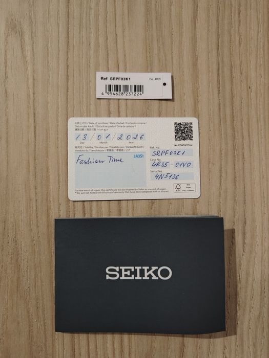 Часы Seiko srpf03k1 samurai.