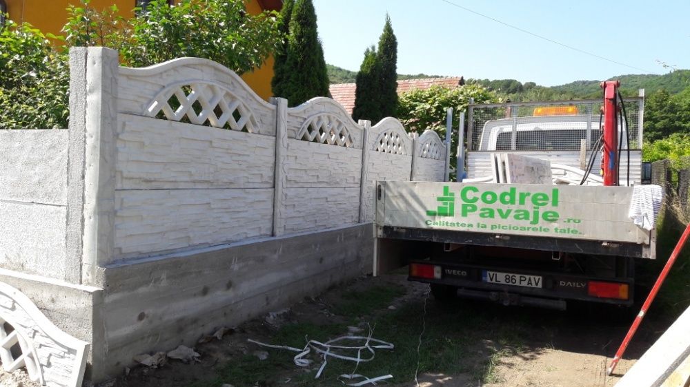 Producator Gard beton armat garantie 10 ani