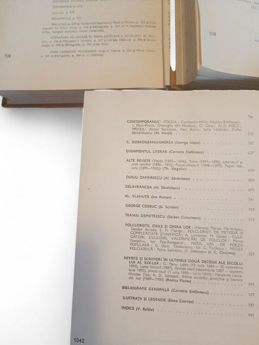 Istoria Literaturii Române  3 volume