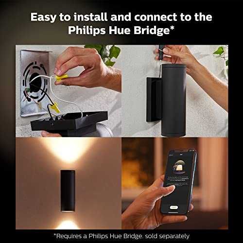 Външен стенен аплик Philips Hue Appear IP44 16 млн. цвята