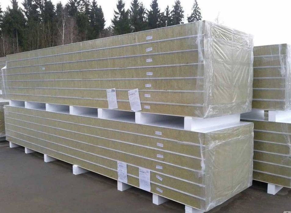 Сэндвич-панели (сендвич панель) любой длины, формы и толщины. Завод.