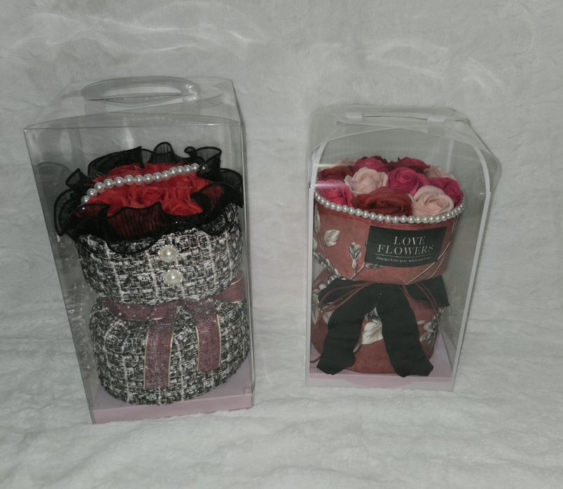 3D  мече 30 см , Букети от сапунени рози