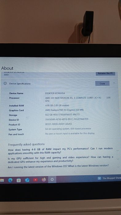 Laptop 290 lei Stare Buna