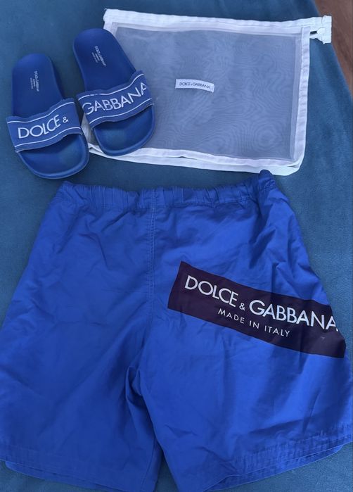 Детски плувни шорти и детски чехли  Dolce&Gabbana