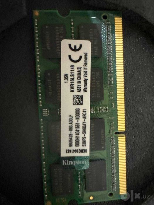 : Kingston KVR16LS11/8 — 8 ГБ DDR3L 1600 МГц SO-DIMM.
