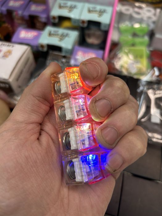 Антистресс-кликер с LED подсветкой, брелок антистресс, брелок