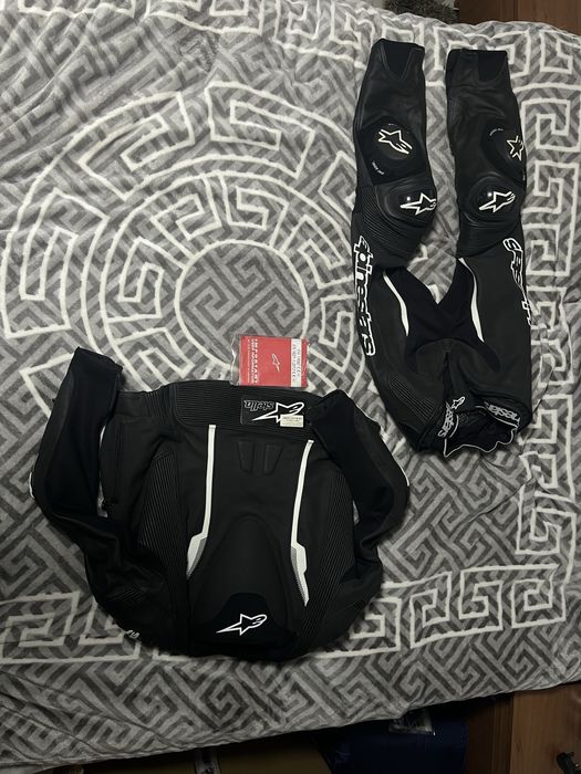 Vand costum moto Alpinestars Stella Missile V2 Negru/Alb – marime 42 (dama)
