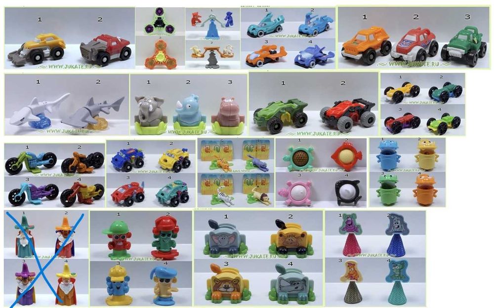Играчки от яйца Киндер / Kinder