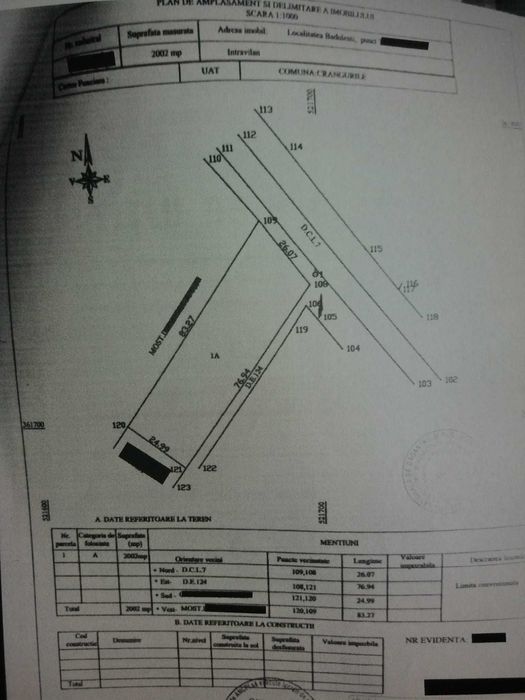 Teren intravilan cu deschidere la DN7 pentru locuință și/sau afacere