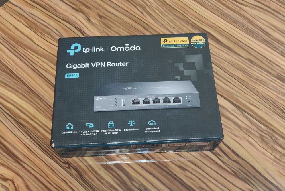 Маршрутизатор TP-Link Omada ER605 (VPN, Gigabit, Multi-WAN)