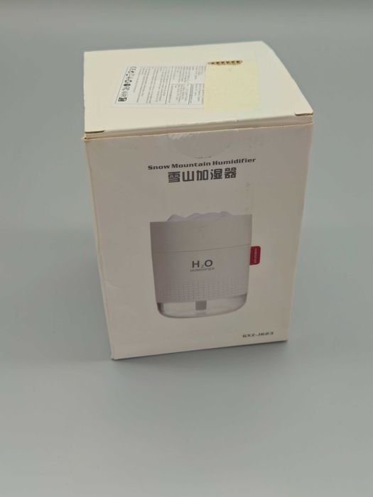 Kомпактен ултразвуков овлажнител H2O, 500мл, type C и LED нощна лампа