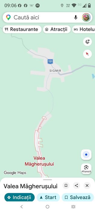 Vând teren 112 ari – Valea Măgherușului, la 5 km de Bistrița