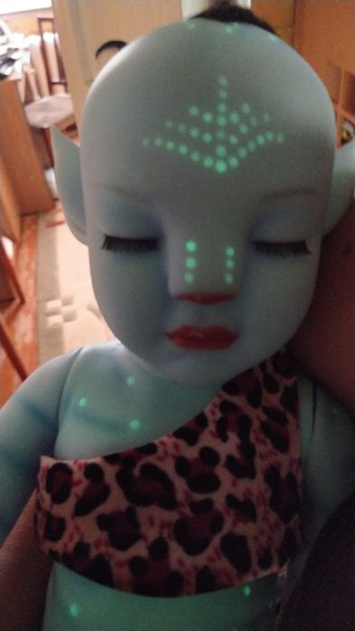 Кукла Реборн Аватар. Светится в темноте