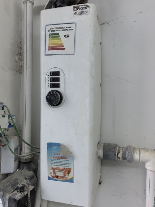 Катёл электрический 9 kw ли, ва сув насос