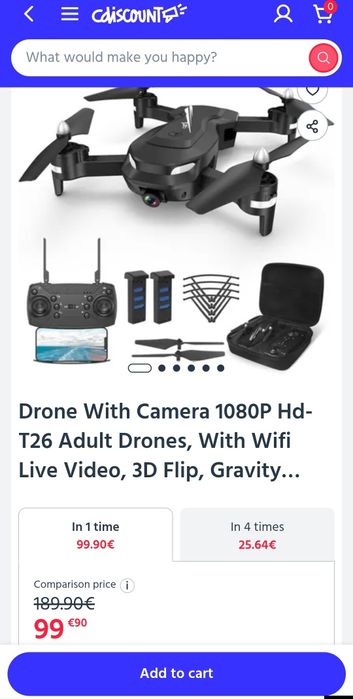 Drona WipKviey T28 Pro 1080 HD