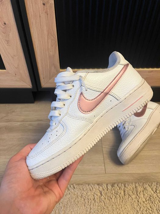 Sneakers Nike Air Force 1 Low White Pink Glaze Marime 36.5 ( 23.5 cm )