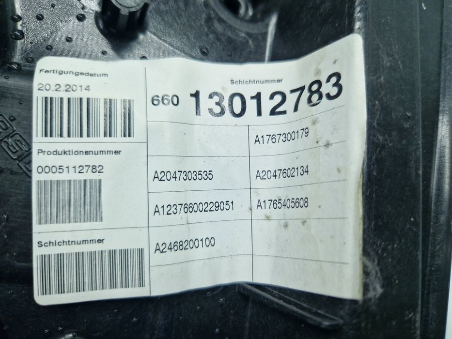 Macara electrica geam stanga spate Mercedes Clasa A (W176) [Fabr 2012-