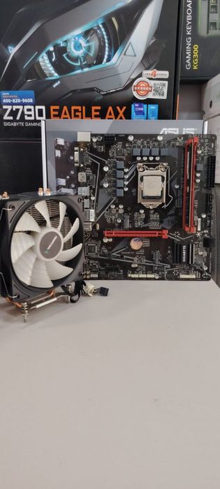 Gigabyte B560M H, I5 10400F, DDR4 8гб 3200