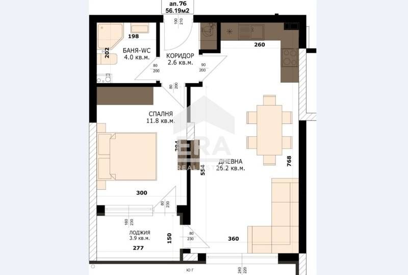 Продава се Двустаен апартамент в Варна, Кайсиева градина - 64 кв.м за 797 €/кв.м - Снимка #4