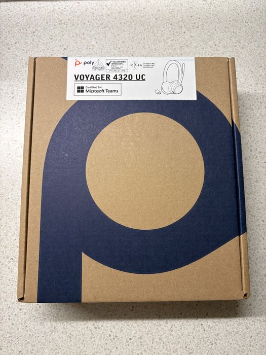 Vand casti poly voyager 4320 uc usb-c NOU