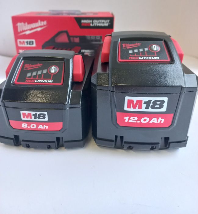 Акумулаторни батерии Milwaukee M18 HB12/12Ah и M18 HB8/8Ah