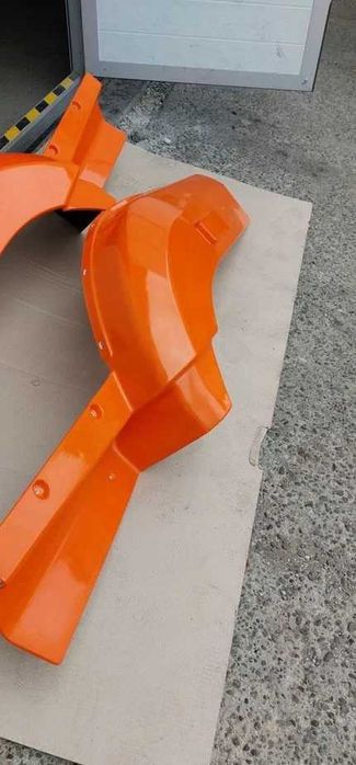 Панель передней части переднего крыла левая на КамАЗ (Рест.)