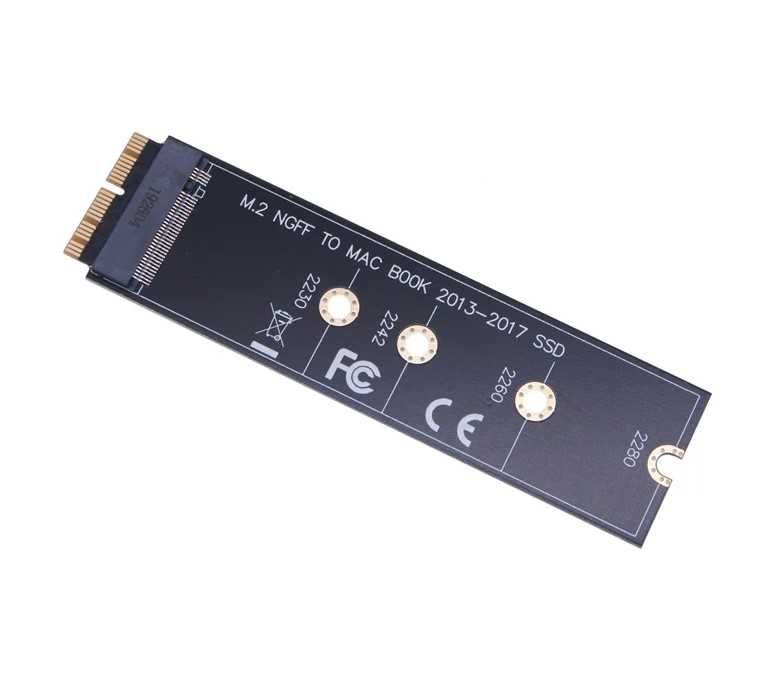 Adaptor ssd NVME/AHCI M.2Macbook Air A1465 A1466 Pro A1398 A1502 A1419