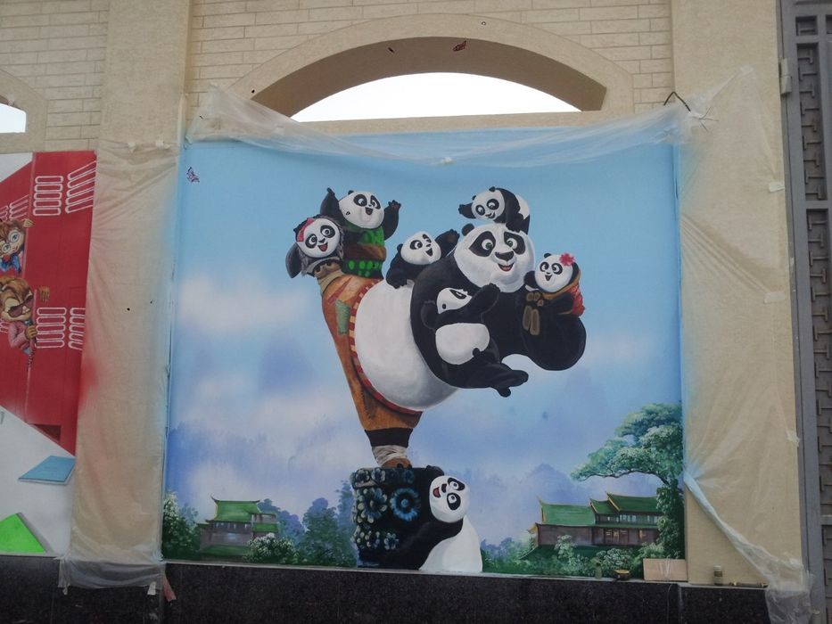 Boxcha va Bolalar xonasi uchun Rospis dizayn