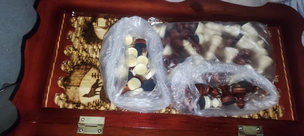 Продам нарды 3в1 ручной работы