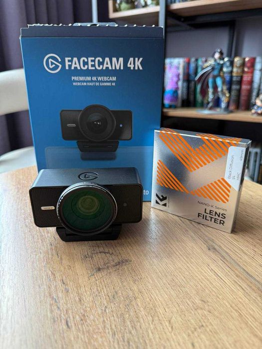 Elgato Facecam 4K + Black Diffusion lens filter
