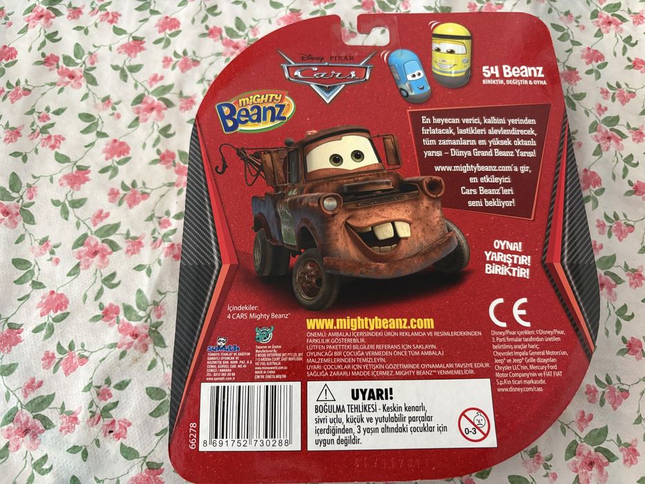 Mighty Beanz Бобчета Cars 2 Запечатани