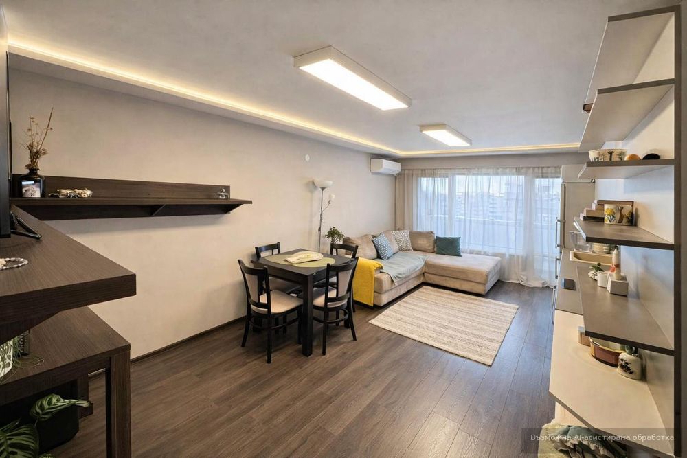 Дава се под наем Тристаен апартамент в Варна, Чайка - 70 кв.м за 660 € - Снимка #1