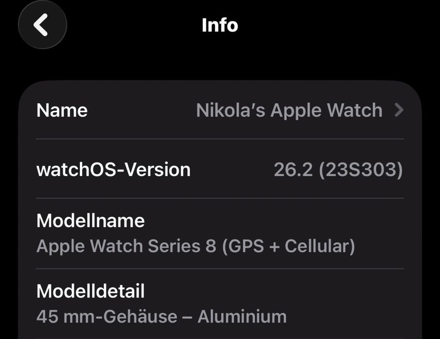 Apple Watch Series 8 (GPS + Cellular) 45mm