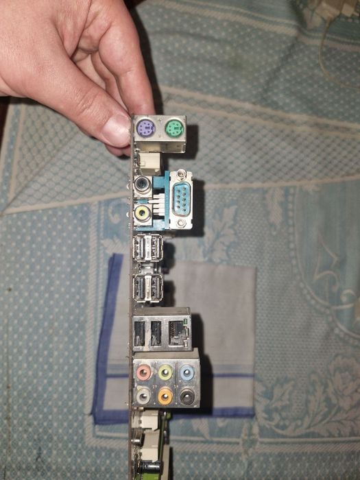 Материнская плата FAXCONN P-43AL 775 сокет, 4 планки DDR2