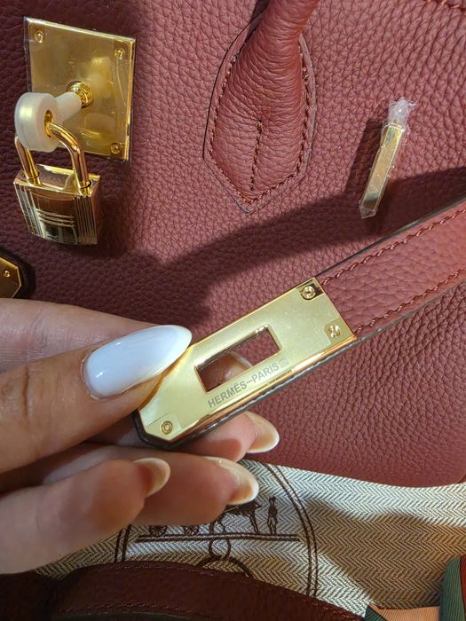 Налична чанта Hermes Birkin Rouge H