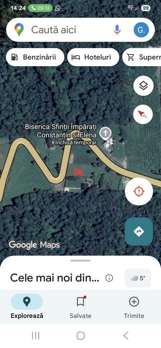 Teren Intravilan Casa de Vacanta Cabana in Varfu Dealului, Salina Cacica Suceava, apa + energie electrica pe teren