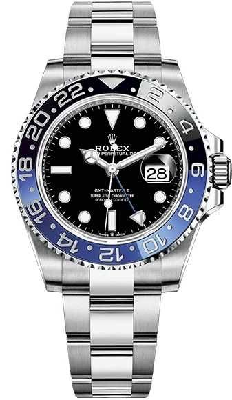 Rolex GMT Master GMT Master II 40mm Steel Batman