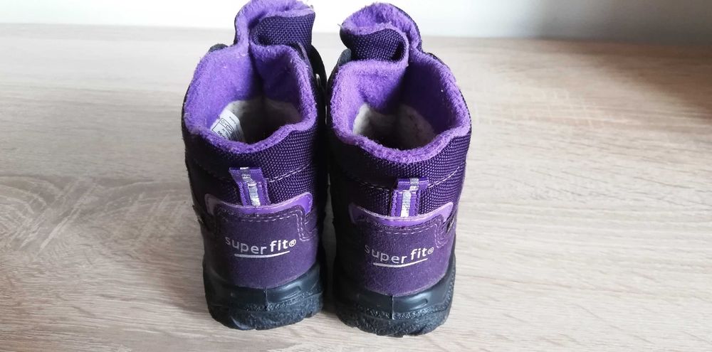 Детски / бебешки зимни ботуши лилави SuperFit 21 номер