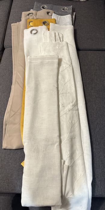Draperii si perdele diferite modele, culori si marimi, noi, germania..