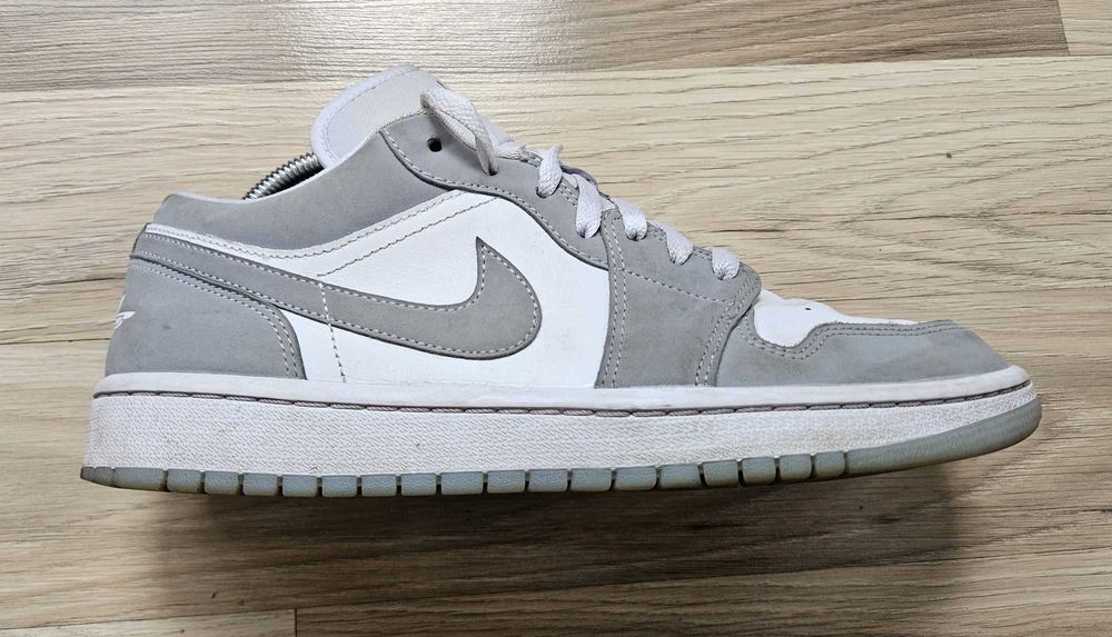 Мъжки кецове Air Jordan 1 Low Wolf Grey - 42