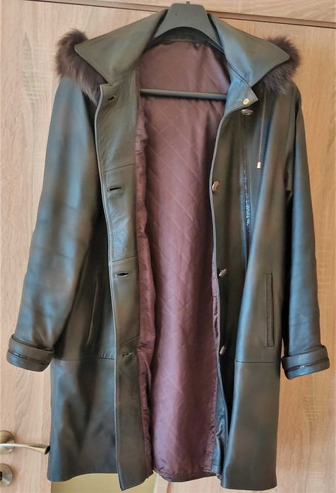 Дамско манто – яке от естествена кожа! TOП ЦЕНА!!!