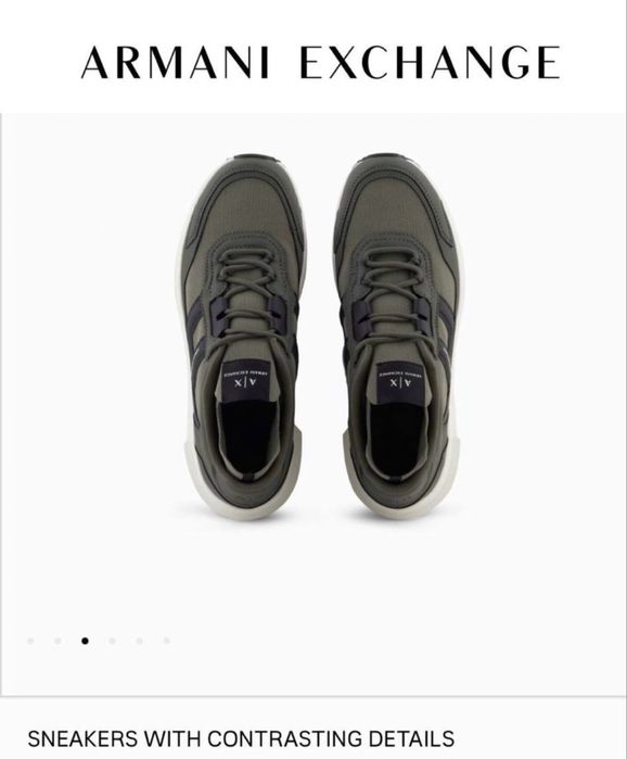 Оригинал Armani Exchange мужские кроссовки