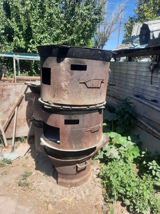 Қазан ошақ, титан, горелка, газбалон