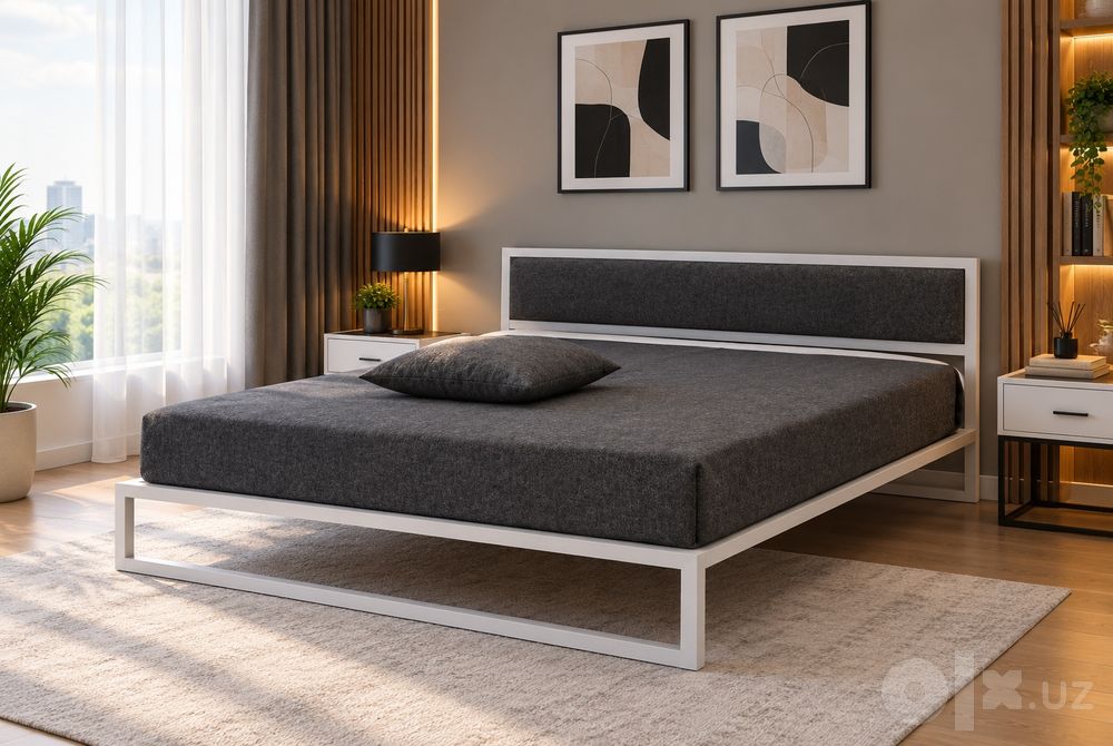 Двуспальная кровать, BELAMIKA ikki kishilik kravat va matraslar loft
