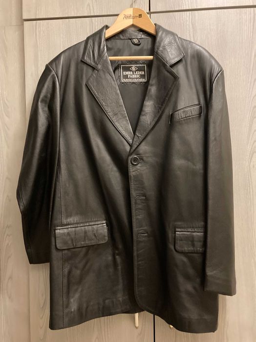 Мъжко сако от естествена кожа