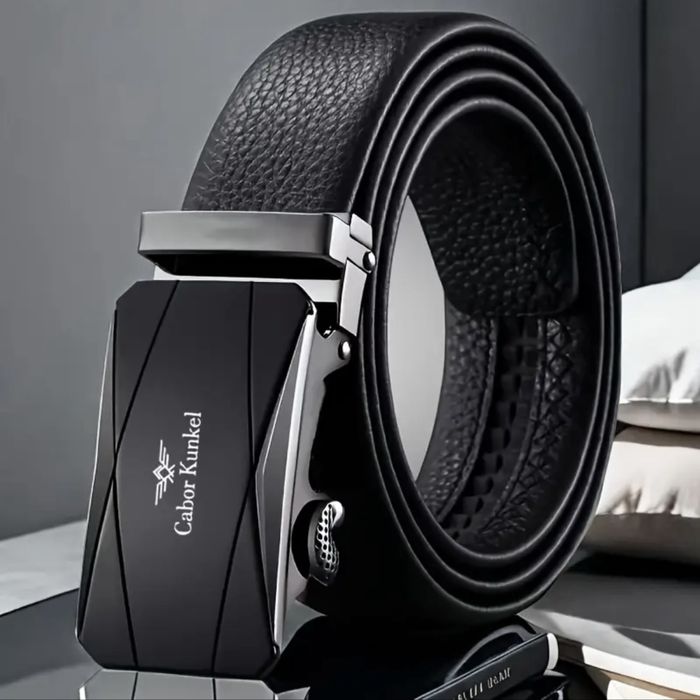 Мъжки официални колани с изчистена геометрия на катарамата в 3 версий!