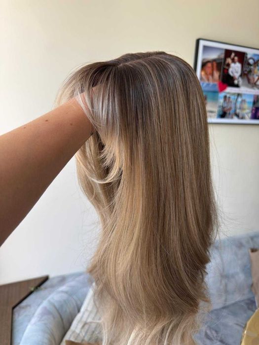 Перука Scalpiana с естествен скалп ефект – Mixed Blonde