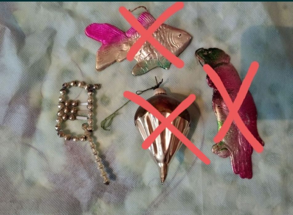 Продам стеклянные советские ёлочные игрушки