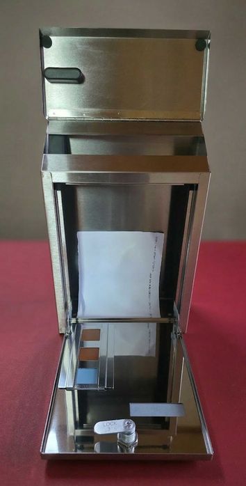 Cutie Poștală Smart din Inox cu Notificare pe Telefon & Opțiune Keybox